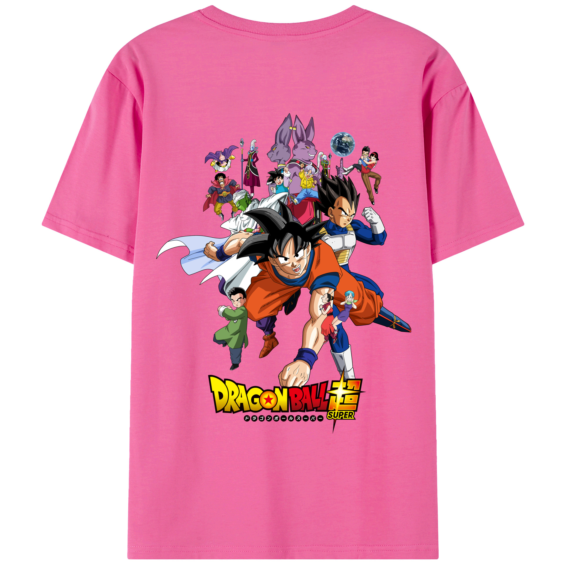 （画像用） ドラゴンボール DRAGON BALL レディース半袖Tシャツ(バックプリント)